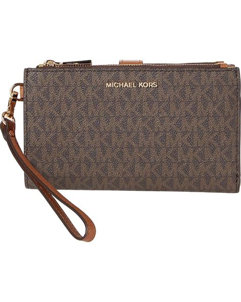 michael kors jet set lg dbt gsset wristlet|michael michael kors signature jet set large wristlet .